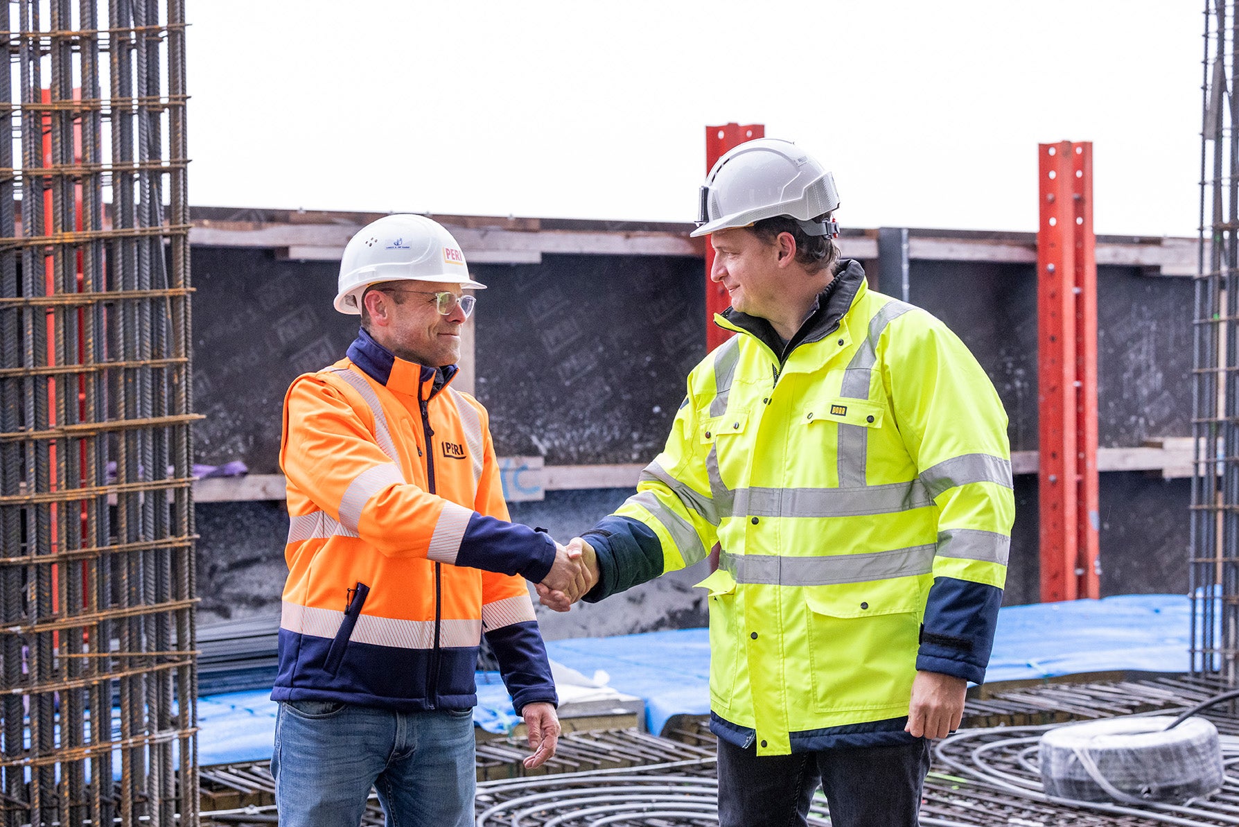 Durch die enge Zusammenarbeit der Firma PERI und der PORR Bau GmbH, der durchdachten Technik sowie den optimierten Abläufen wächst der DC 2 Tower zügig in die Höhe.