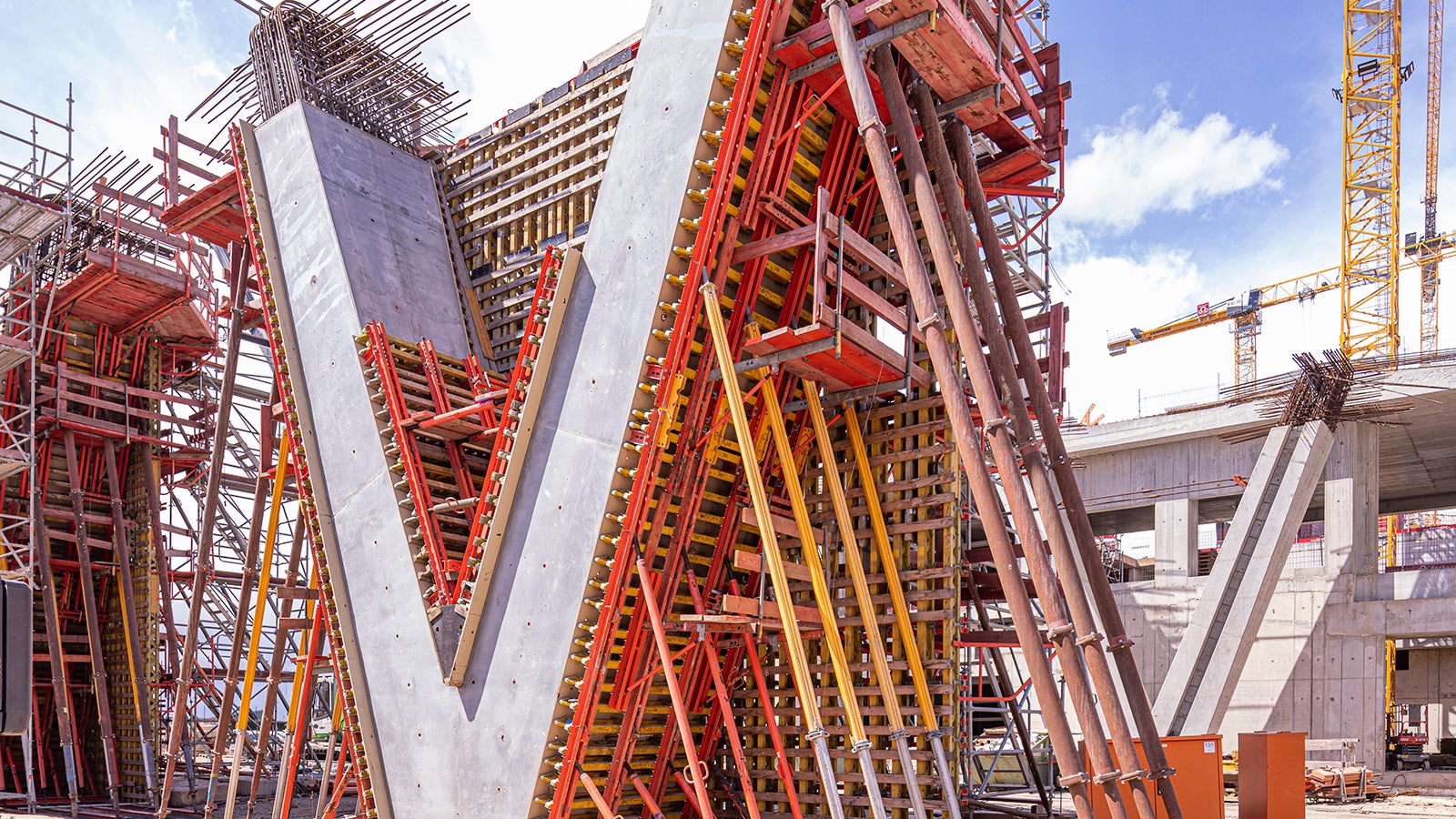 New building Terminal 3, Airport, Frankfurt/Main, Germany