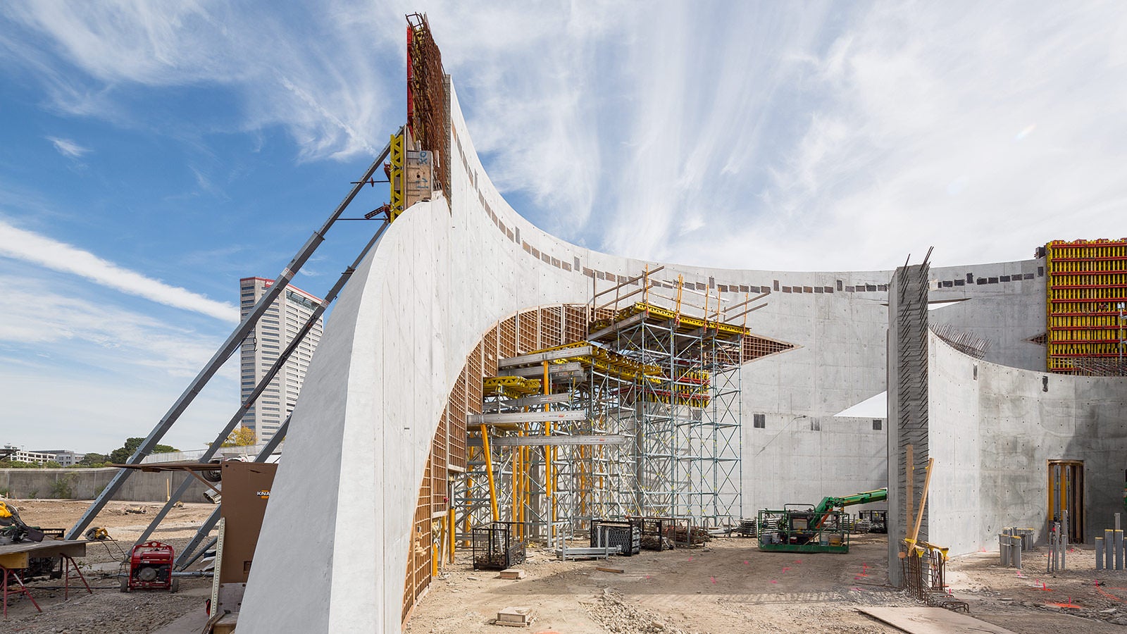 Muuseumi hoone koosneb kontsentrilistest kaartest. (Photo: PERI GmbH)<br/><br/>
