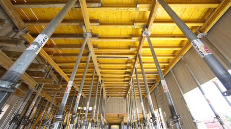 Deckenschalung mit MULTIFLEX