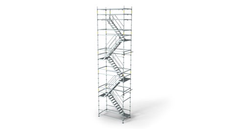 L’escalier-tour poids plume pour des solutions d’accès adaptatives