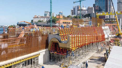 PERI project - Museum of Tomorrow in Rio de Janeiro, Brasil: Dimensionally accurate realisation of a complex concrete structure