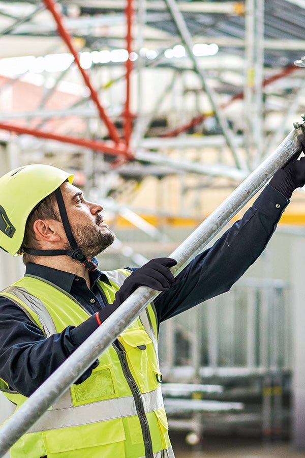 Unter dem Motto „Building Sustainability“ können die Besucher während des Messebesuchs hautnah erleben, wie Nachhaltigkeit bei PERI gelebt wird.