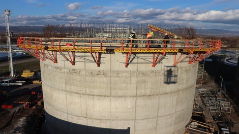 Монтаж на кофражни панели - система VARIO 