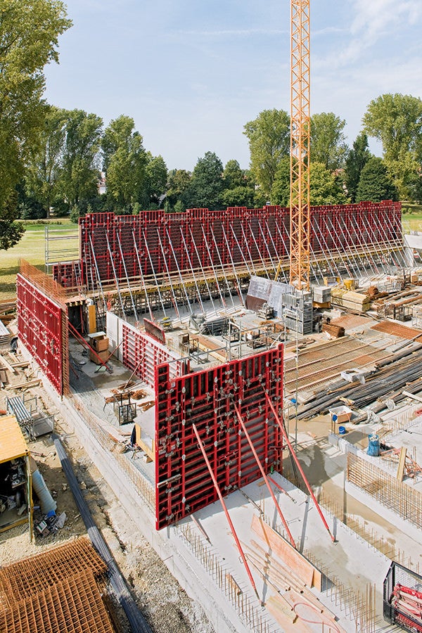 Neben dem Zeitvorteil in Folge einseitig bedienbarer MX Ankertechnik wirkt sich auch die reduzierte Anzahl zu Ankerstellen positiv auf den Aufwandswert aus.