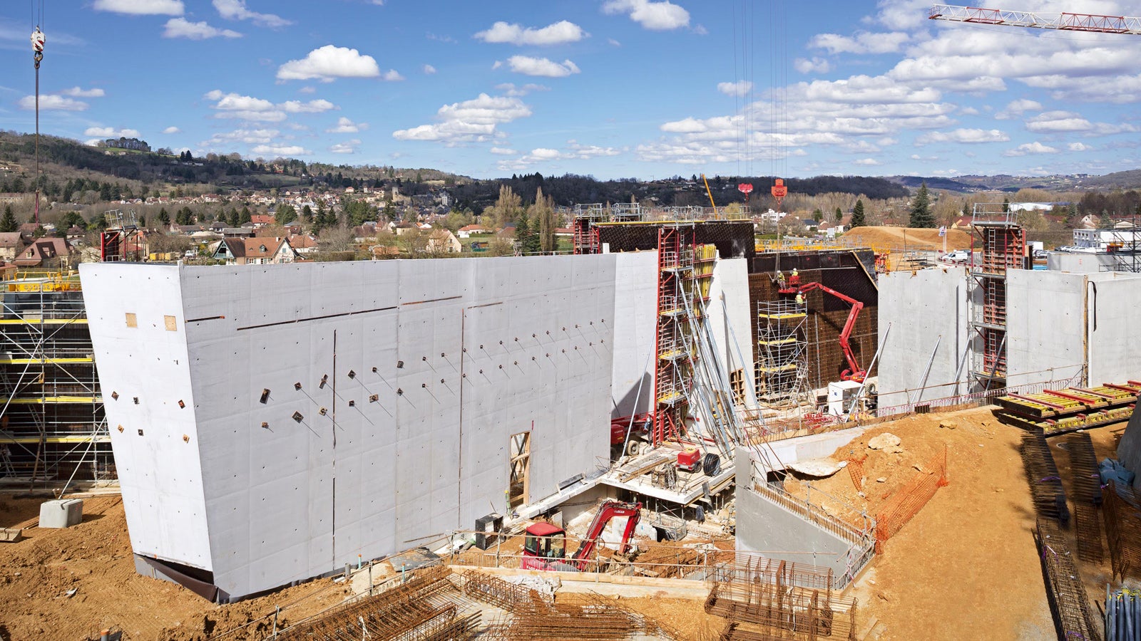 Overall view of the museum complex. Through the TRIO panel formwork, the high requirements on the concrete surfaces have been fully met.
