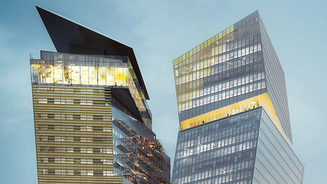 Tours DUO : détails des parties hautes