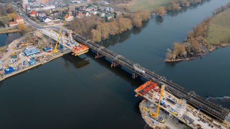 Most przez Wartę, Kostrzyn nad Odrą