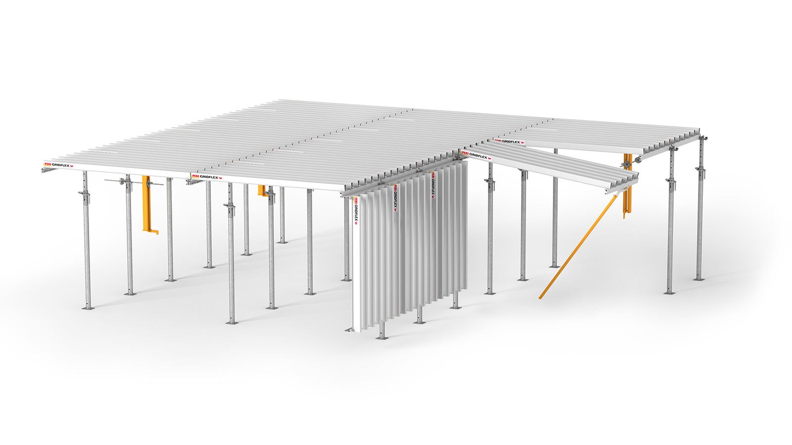The flexible, efficient slab formwork for simplest assembly with highest work safety.<br/>