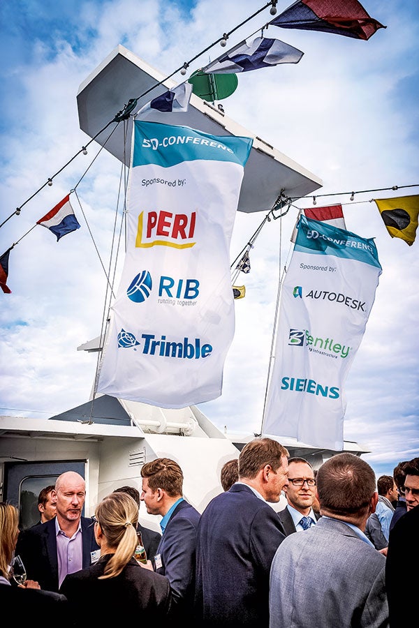 This year´s focus of the 5D conference was on the implementation by the various stakeholder groups. 400 representatives from international industry leaders exchanged information throughout the two days in 52 presentations and numerous workshops on the theme of "From strategy to implementation – bringing 5D to the heart of construction". (Photo: RIB)