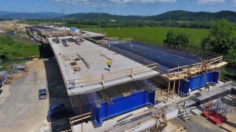 Novostavba obchvatu obce Bludov