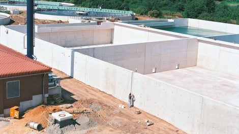 Wasserdicht ausgeführte Ankerstellen mit PERI Anker-Verschlusstechnik