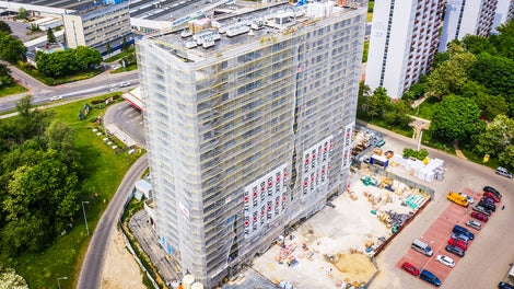 Rusztowanie fasadowe PERI UP Easy