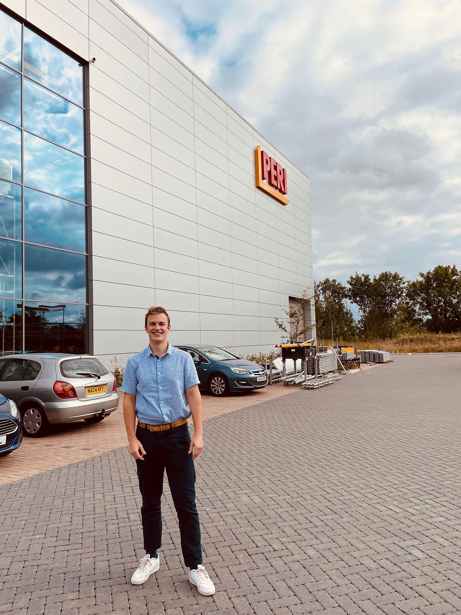 Johannes at the Brentwood site near London.