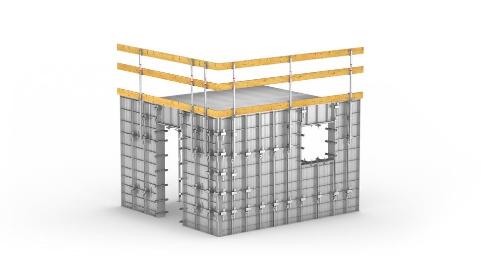 适用于相同构造的经济适用房，可以简单、高效、快速地立模。