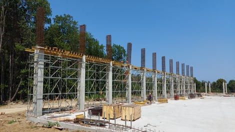 Изграждане на кофраж за греда 