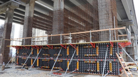 Изключително леки кофражни елементи изработени от технически полимери 