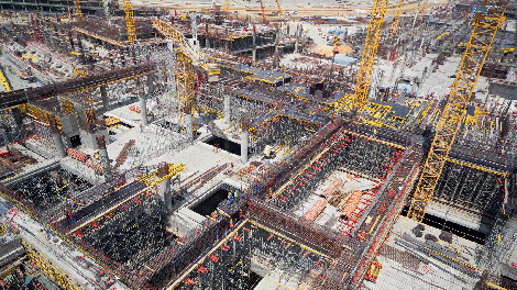 Construction of the new Transportation Centre 