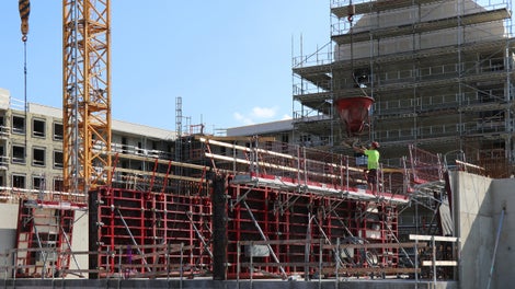 MAXIMO Väggform används för att gjuta väggar