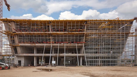 На объекте было использовано&nbsp;около 290&nbsp;тонн материала