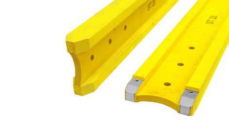 Существует 2 варианта балок: с наконечниками и без для разных условий эксплуатации