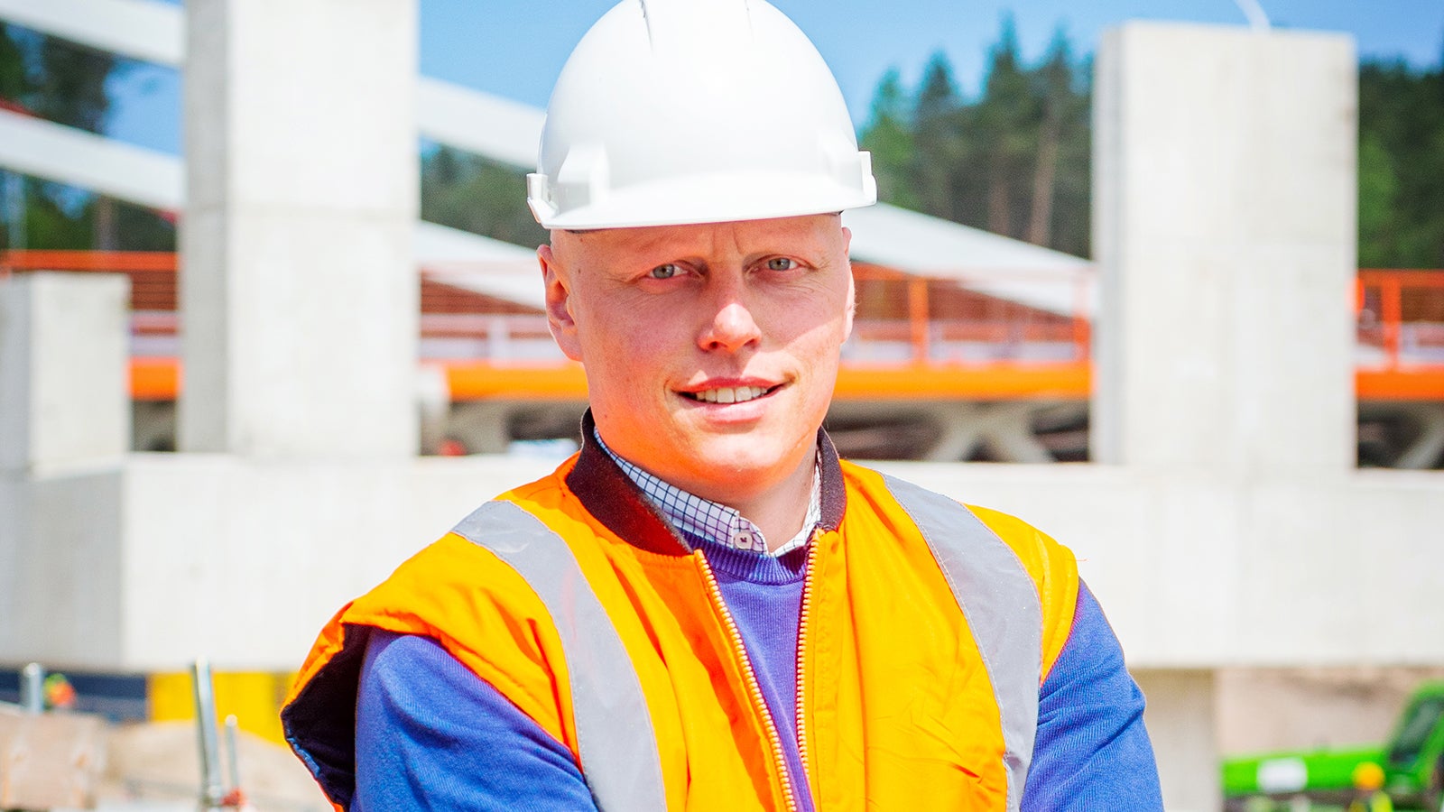 Paweł Ciomek – kierownik robót na śluzie z ramienia GW (konsorcjum BESIX NDI)