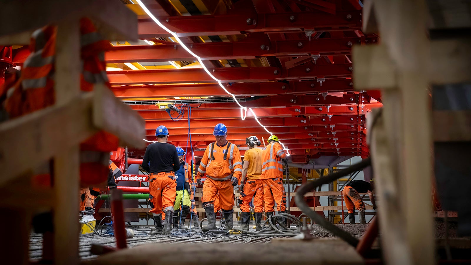 An important feature of the PERI Solution is its high safety standard.<br/>(Photo: Femern A/S)
