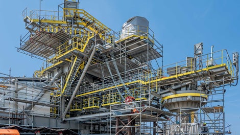 Montáž rypadla pro důl Bílina