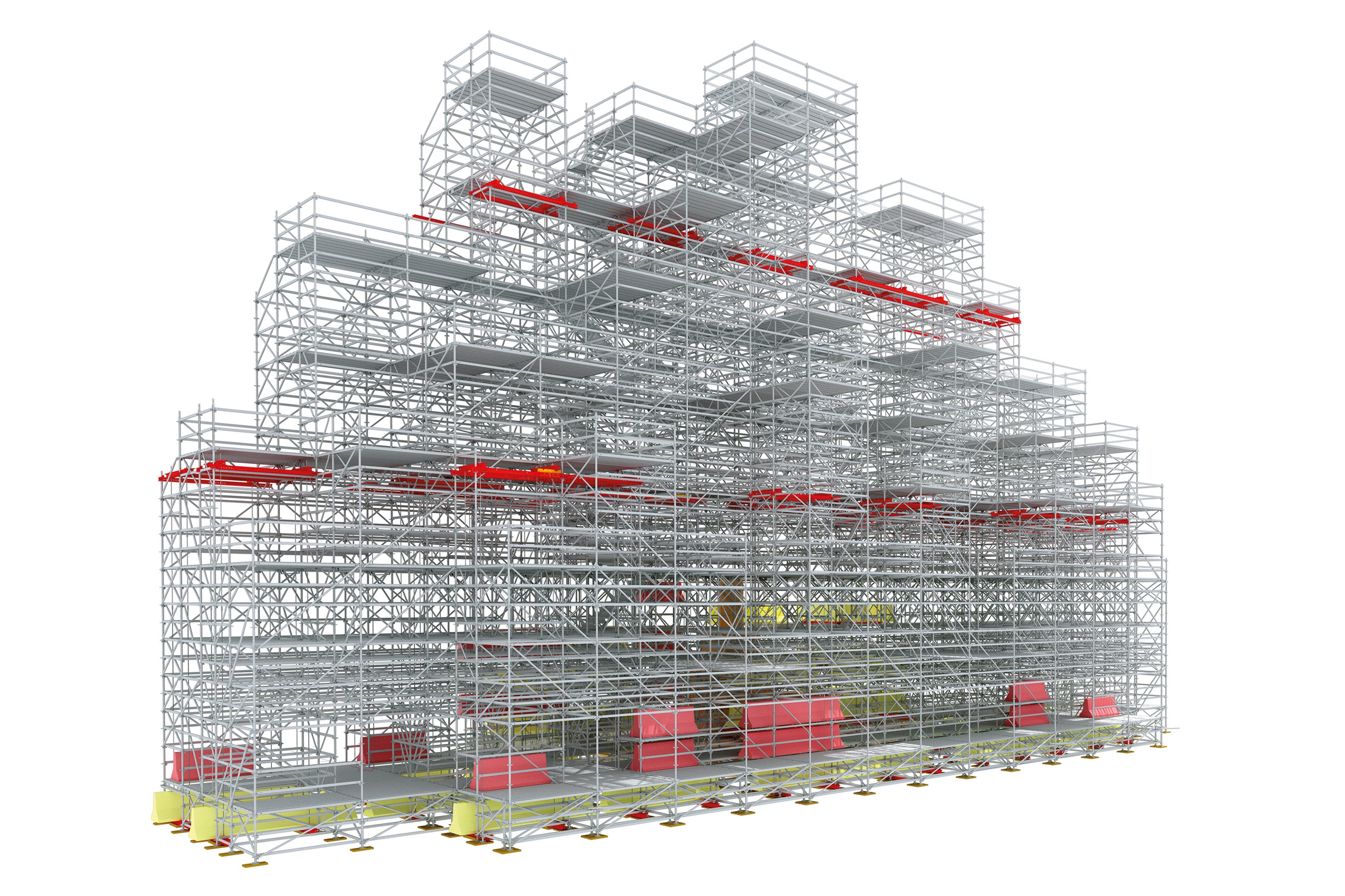 The 3D model provided a visual representation of any potential obstructions, providing valuable insight for the design and installation teams. <br/>(3D model: PERI Iberia)