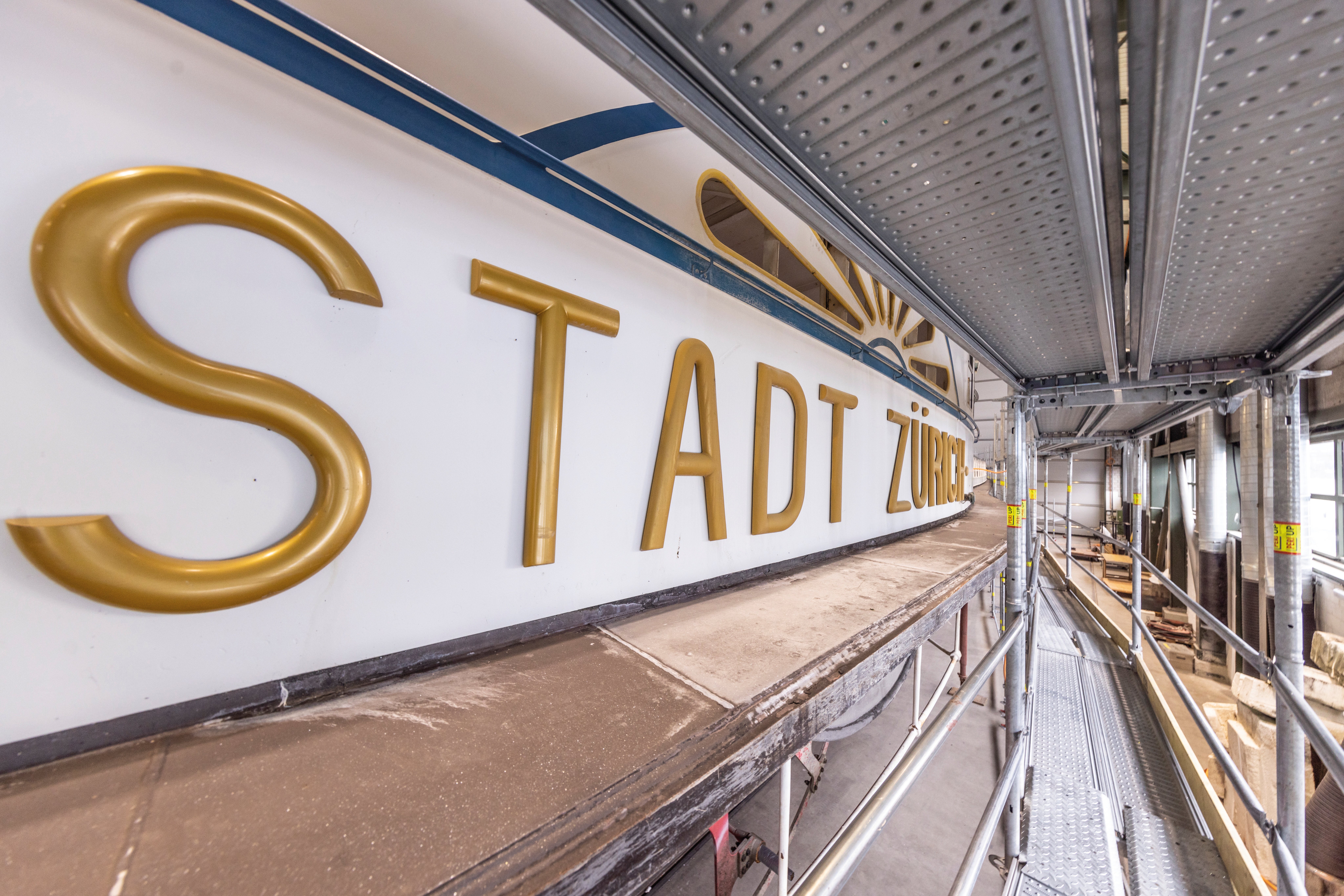 “Stadt Zürich”, the oldest steamboat of Lake Zürich was built in 1909. Over the years the ship underwent several modernisations and upgrades. Now listed as a protected cultural property of Switzerland.<br/>(Photo: PERI SE)