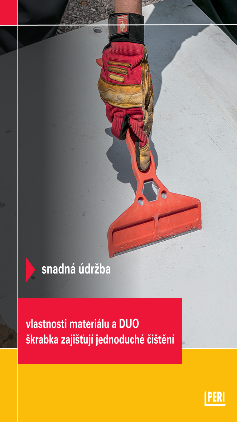 PERI DUO snadná údržba