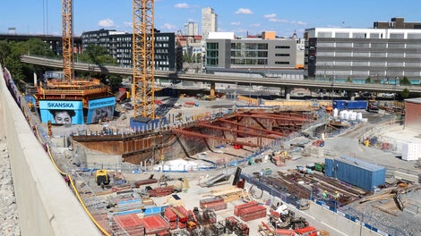 Översikt över arbetsplatsen