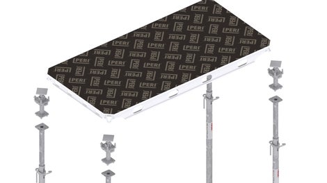 Tylko trzy elementy systemu: płyta, głowica opadowa i podpora