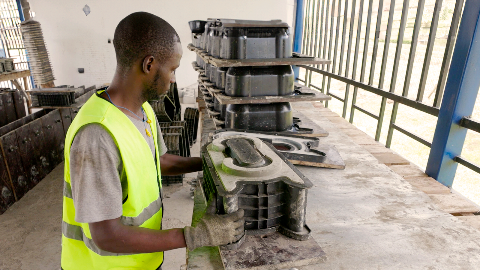 Mit den TwistBlock Schalungselementen wurde eine Bauweise für Entwicklungsländer entwickelt.