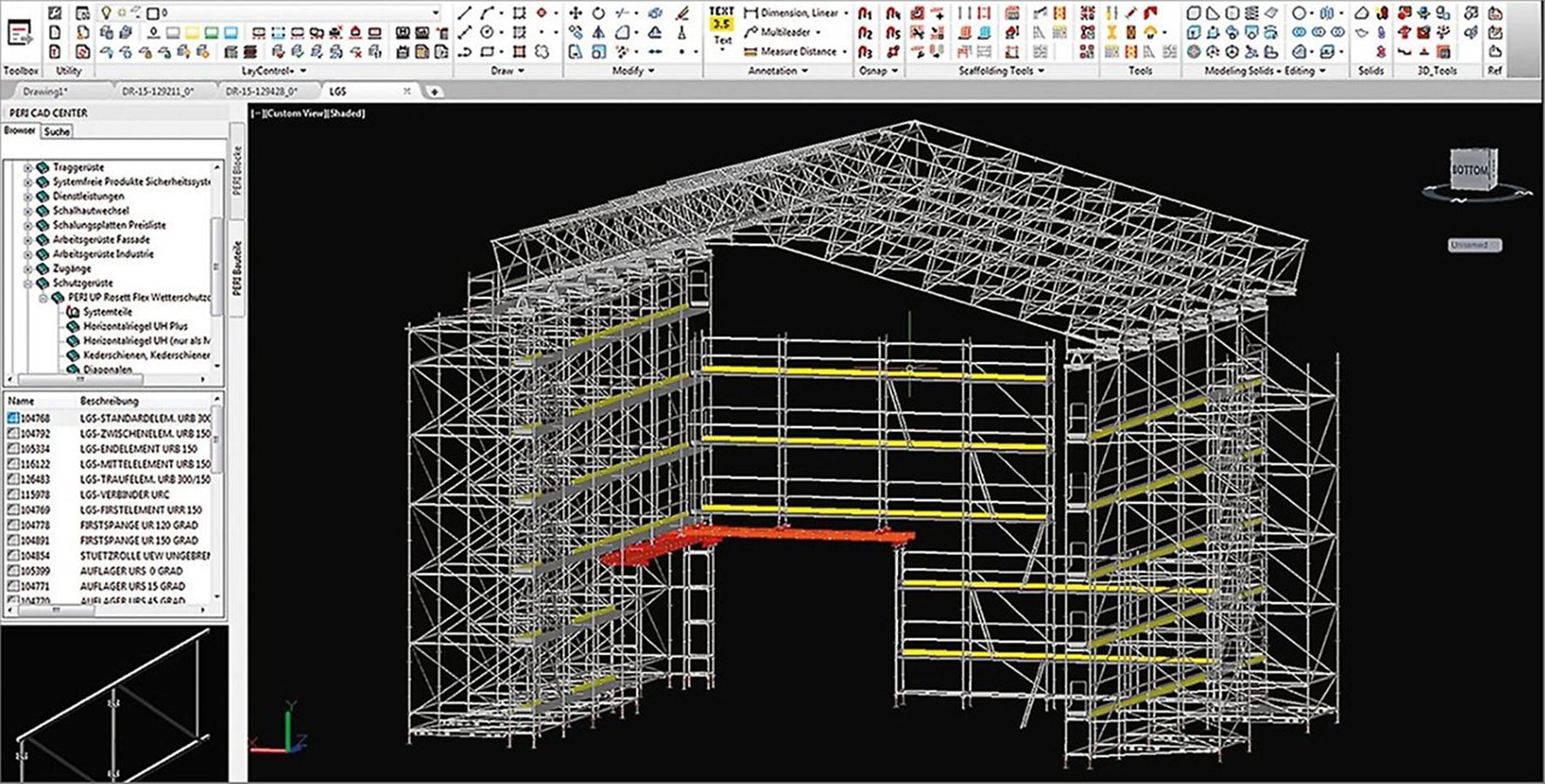 <p>PERI CAD to optymalne narzędzie dla profesjonalnego użytkownika program&amp;oacute;w CAD na etapie planowania rob&amp;oacute;t. Oprogramowanie jest wykorzystywane do r&amp;oacute;żnych zadań związanych z projektowaniem rusztowań i deskowań.</p><br/>