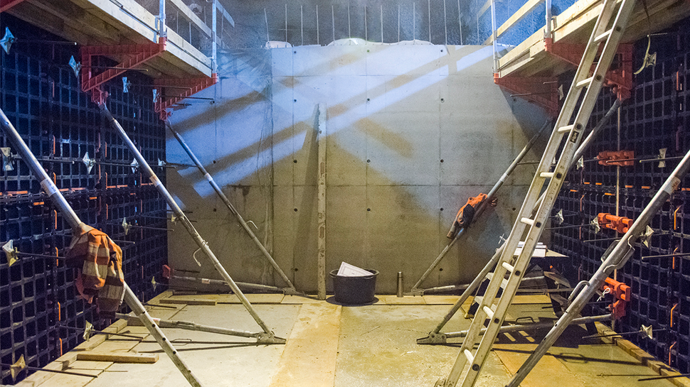 Bruk av Duo inne i et av de tekniske rommene