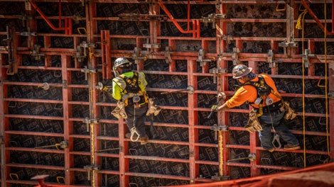 TRIO Panel formwork was used in the construction of Phase 1 of the 80-acre campus.