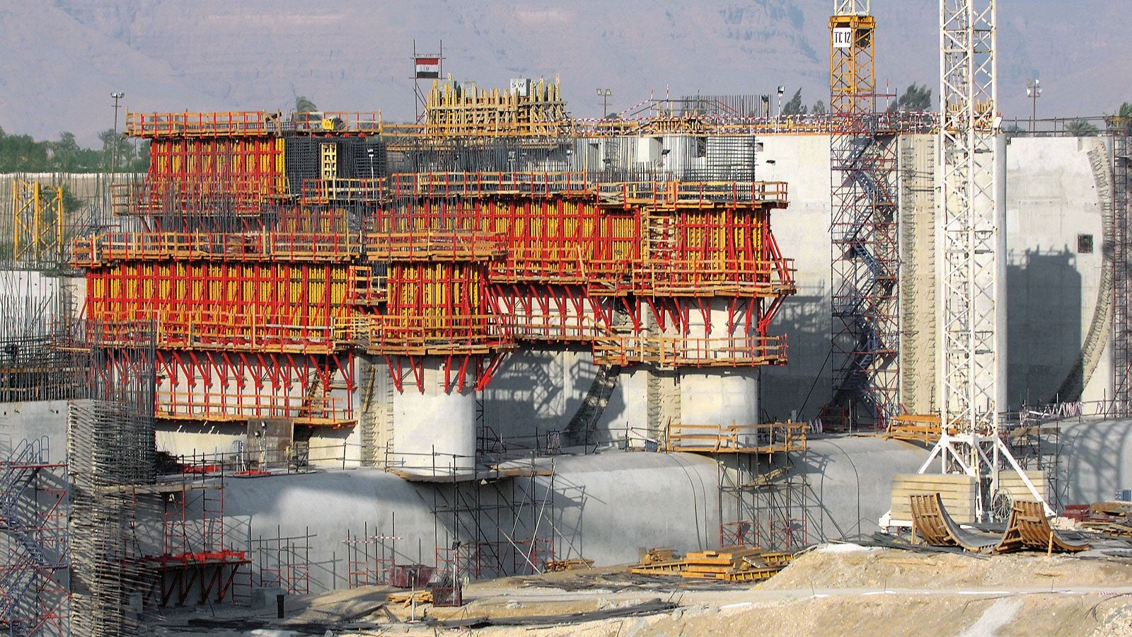 Water Retaining Structures, Nile river barrage Naga Hammadi