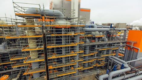 Леса PERI UP Flex быстро монтируются 