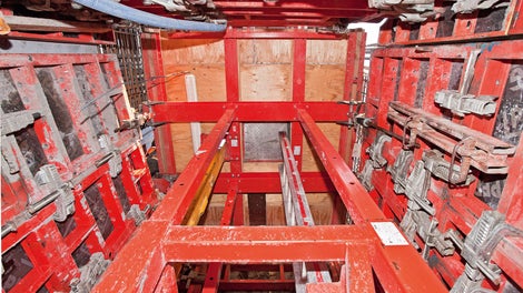 System ACS P stosowany do formowania szybów windowych.