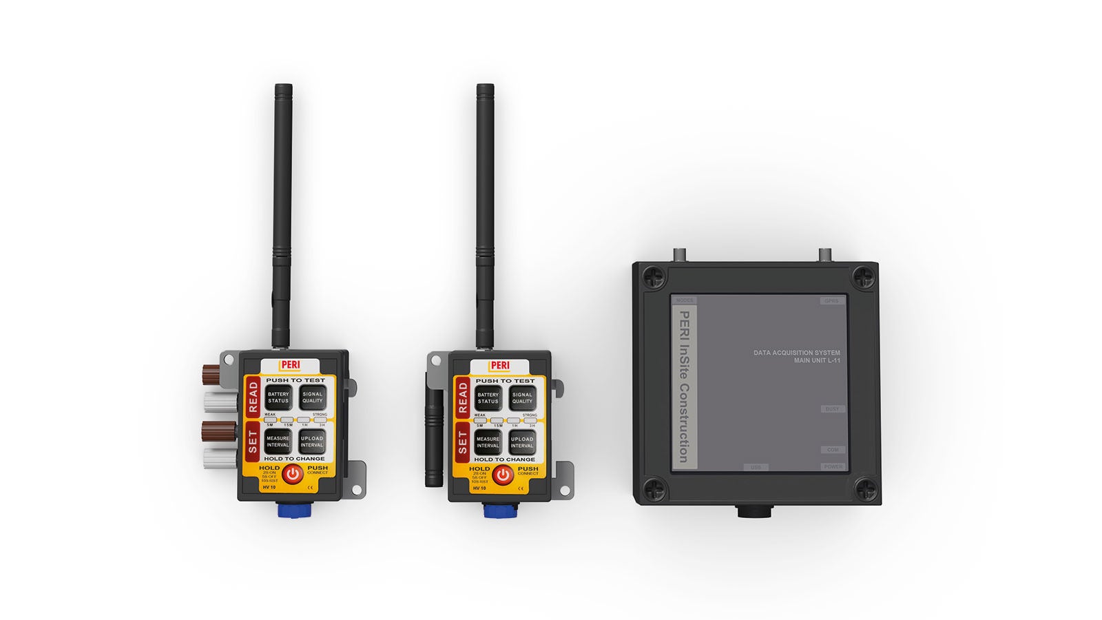 After connecting the sensors to the ISC Temperature Node, the data determined is forwarded to the ISC Main Unit and then stored in the ISC Web Application.