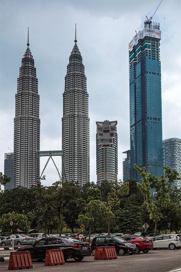 Uue luksusliku hotelli lähedal on kuulsad Petronas tornid. (Photo: PERI GmbH)<br/>