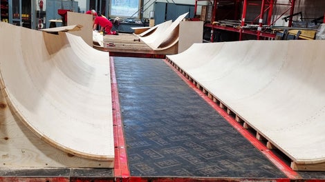 Autostrada A18, obiekt WD 58 - pierwomontaż deskowań.