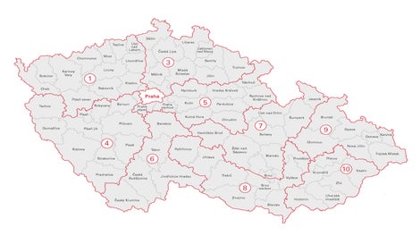 Rozdělení podle manažerů odbytu bednění