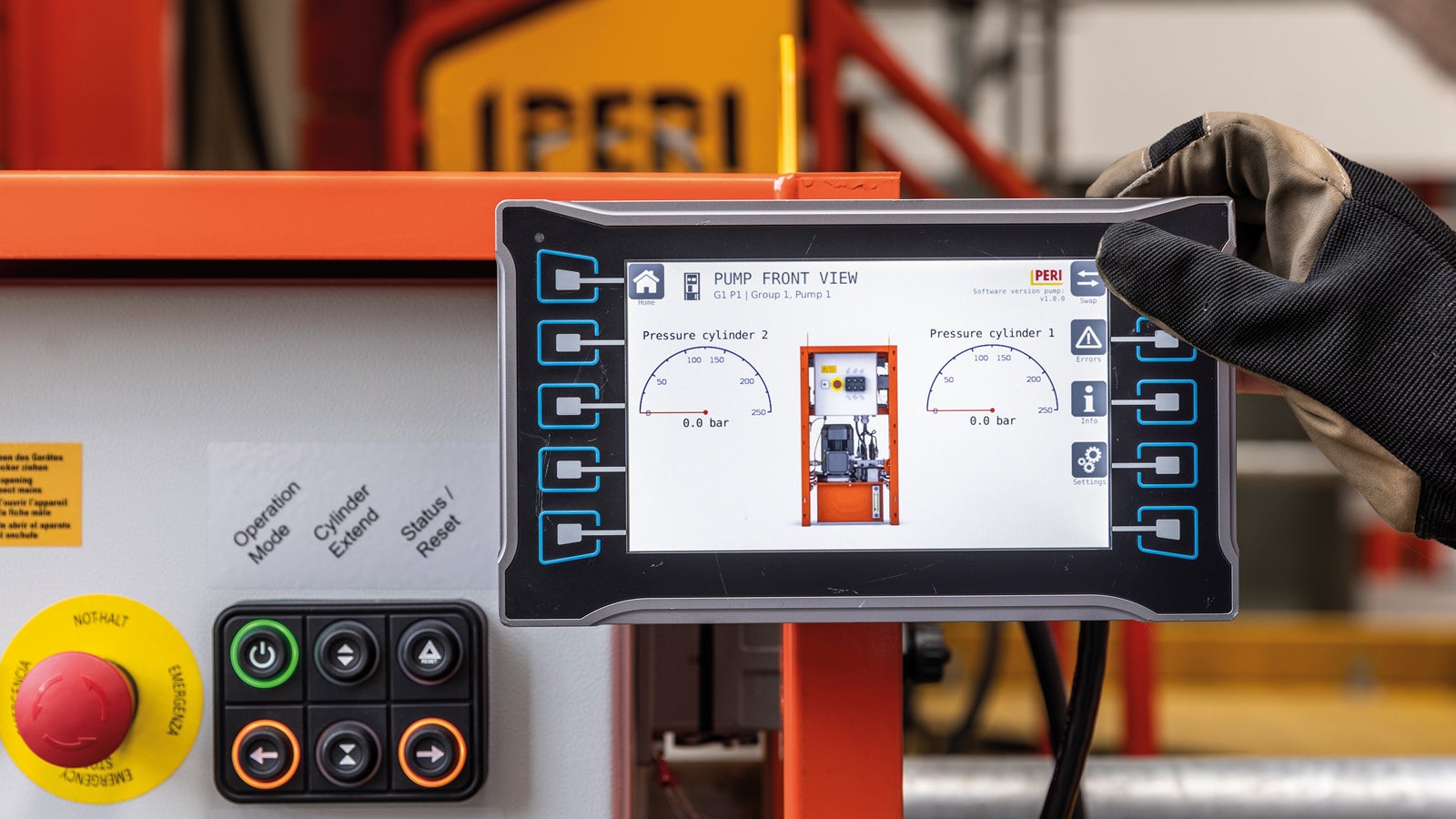 Faults are indicated by light signals on the RCS MAX Hydraulic Unit as well as on the display and can therefore be identified quickly and remedied easily on site. This saves you valuable time and money.