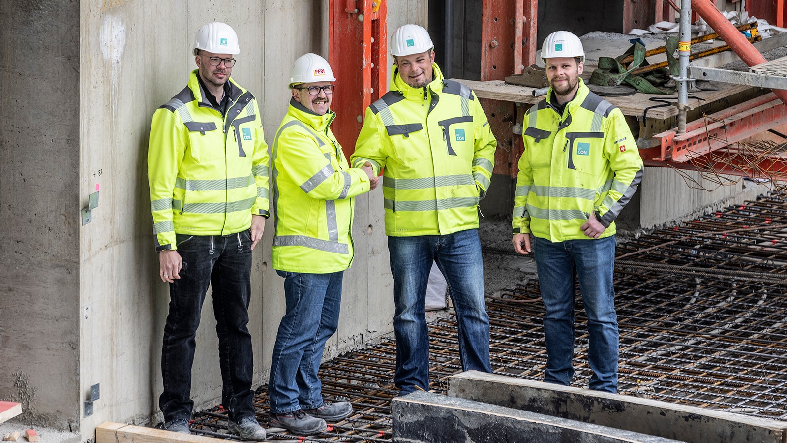 PERI provided support to the construction site team at all times, in this case at Tower 2.