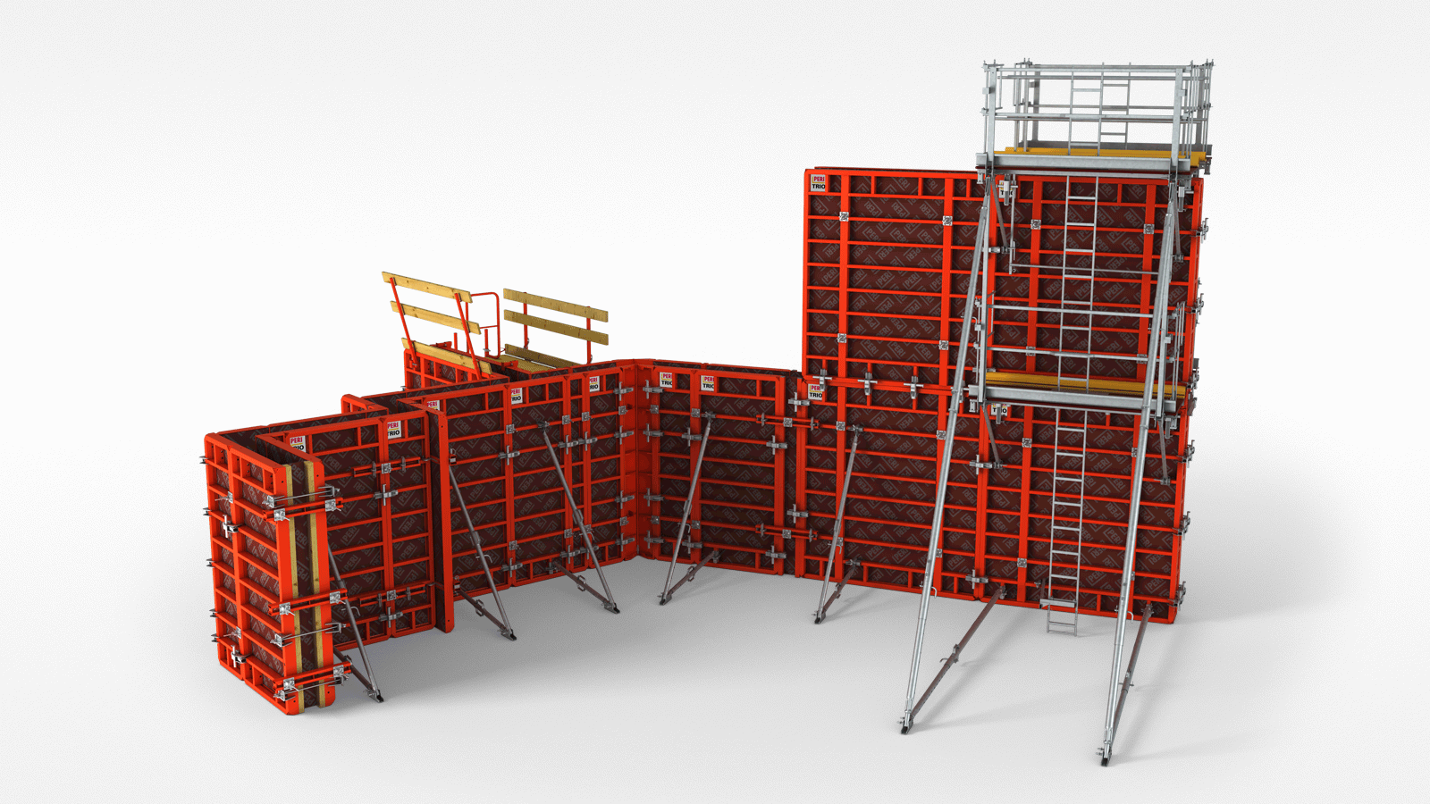 A complete programme, can be telescoped to reach a length of 14.00 m