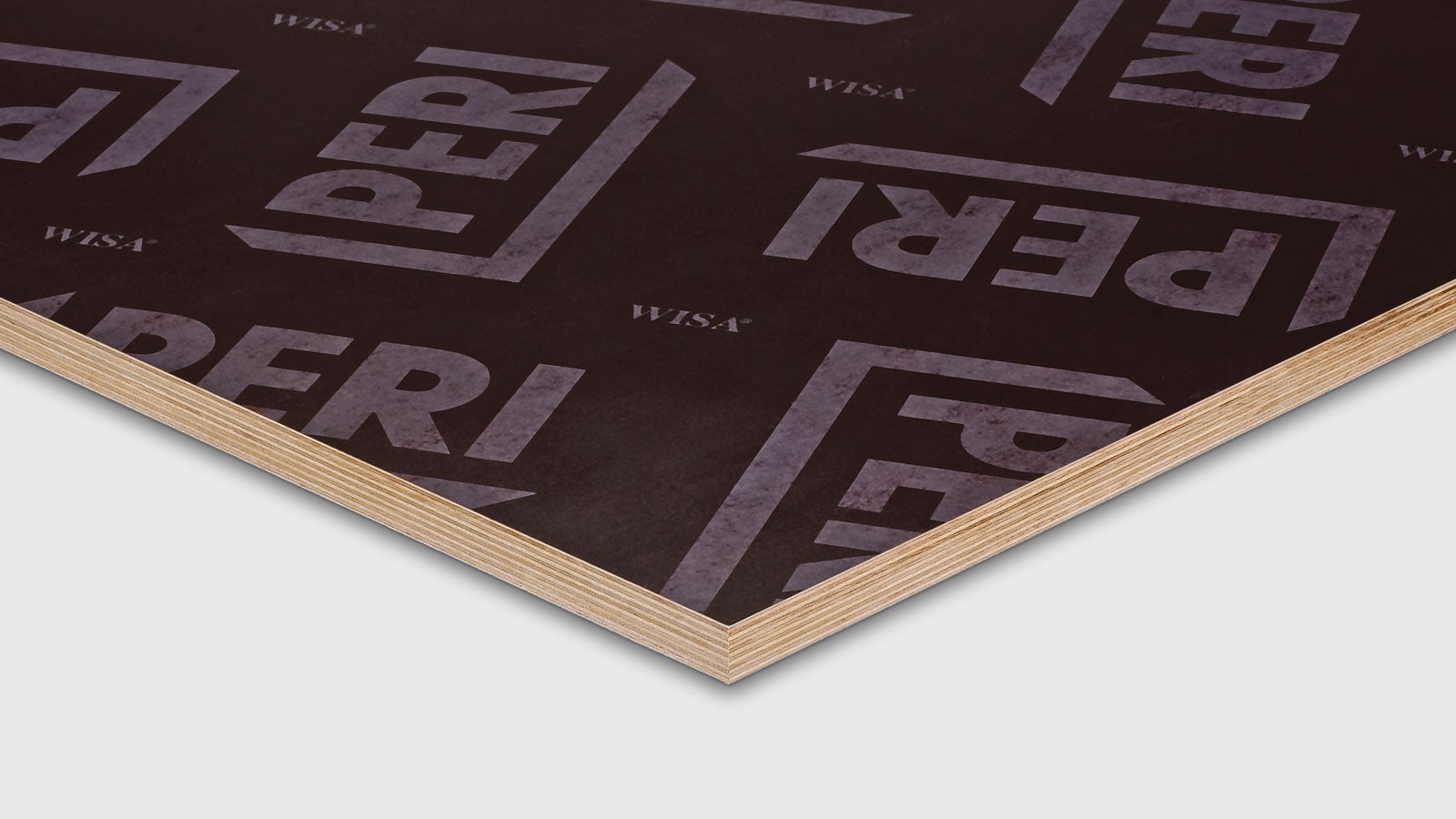 Filmfaced plywood for smooth fairfaced concrete surfaces.<br/>