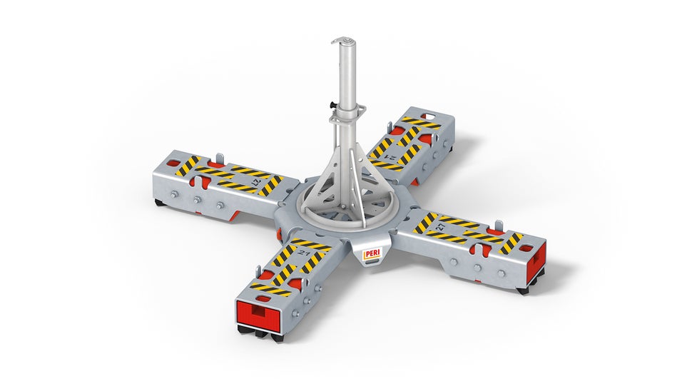 Upevňovací bod pro bezpečnou práci s bedněním.