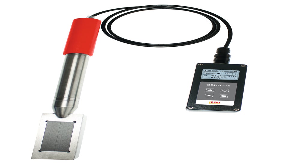 With our handheld sensor, you will save time on site when testing water to cement ratio in fresh concrete mixes.